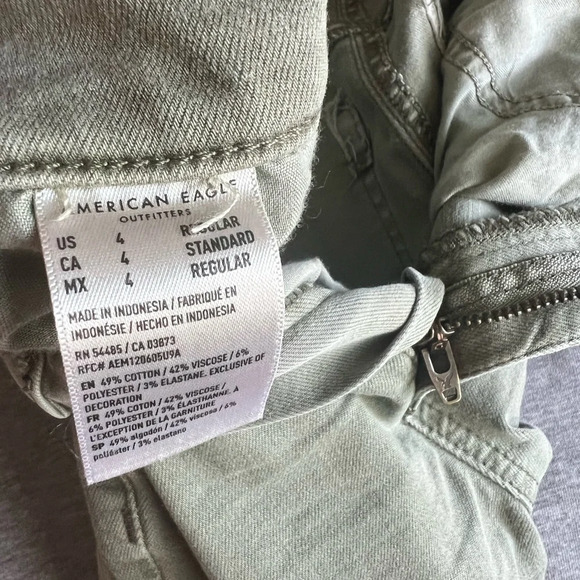 🛍️American Eagle Super Hi Rise Jeggings Size 4 - Picture 6 of 6